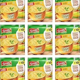 Kwality Sweet Corn Vegetable Soup (Pack of 9), 1 Minute Instant, No Added Preservative.-image-47