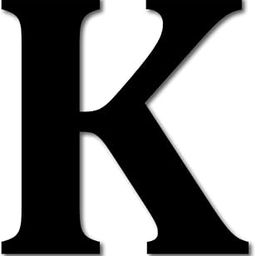 Wallcano Black MDF Unfinished Wooden Alphabets Letters Cutouts Big Size for Wall Decoration Decor Walls Hanging Large for Birthday Family Wedding Anniversary Art Craft Letter 9 inch (K)-image-99