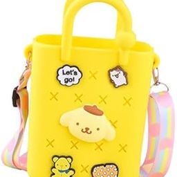 4xBeach Handbag Open Hole Tote Bag DIY Holiday Handbag Portable Beach Hole Bag yellow Clothing, Shoes & Accessories Womens Handbags & Bags-image-12