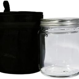 Premium Smell Proof Round Bag Comes With a 500ml Glass Jar-image-6