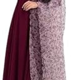 Elegant Flared Anarkali Kurti with Printed Chiffon Dupatta for Women-picture-16