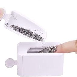 Nail Glitter Powder Recycling Storage Box Nail Art Dipping Powder Collection Tray Plastic Case Manicure Equipment Tools-50