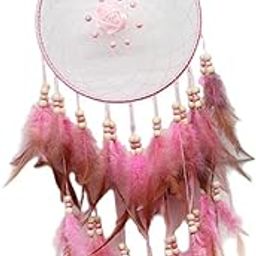 CALANDIS™ Pink Handmade Dream Catcher for Wall Hanging Decoration Ornament | Non-Native American Crafts | Native American: US | Cultures & Ethnicities-image-33