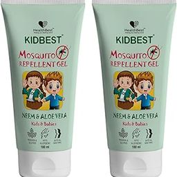 HealthBest Kidbest Mosquito Repellent Gel for 3-13 Years Kids | Each 100ml (Pack of 2)-13