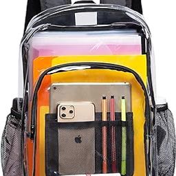 Sturdy International Transparent backpack, heavy-duty PVC Backpack suitable for men and women-image-60