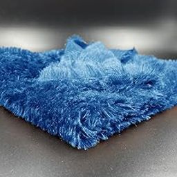 Catchyx Cart 3x5 feet Fur Fabric for Multipurpose use - 20 mm Long Fur Pile (Blue)-image-39