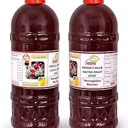 Nemi Prickly Pear Cactus juice Real Fruit Juice - Sugar Free With High in Vitamin C - 1L Combo - Refreshing and Nutritious Beverage for Immune Support-image-74