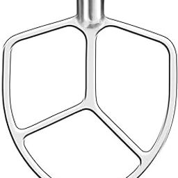 Stainless Steel Flex Edge Beater for KitchenAid Bowl-Lift Stand Mixer, Heavy Duty and Dishwasher Safe, Fit for KitchenAid Professional 5 Plus and Professional 600 Seris Mixer-17