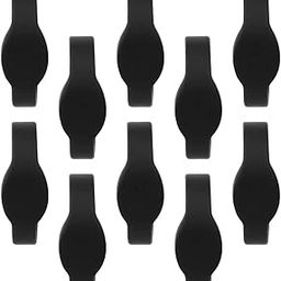 FLEXMAN 10Pcs 13.56 MHZ Wristband, Silicone Bracelet Waterproof for Swimming Pool for Foot Bath Centers, Sauna Clubs, Fitness Clubs, Gyms (Black)-image-15