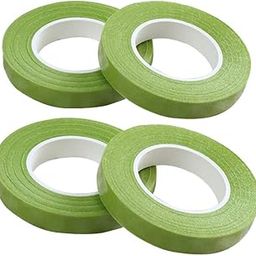 4 Pack Floral Tape Stem Wrap 1/2 Inch x 30 Yards Flower Tape for Bouquet Stem Wrapping and Crafts (Light Green)-10