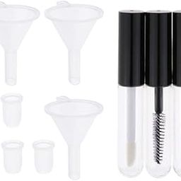 Vinayakart Pack of 4ML Empty Mascara Tube Eyelash Growth Cream Lip-gloss Vial Bottle Funnel-40