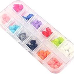 VELURA DIY 3D Skull Nails Art Decoration Sticker Manicure Tips 60pcs/Box 12 Colors|1 x wickeln |Nail Art Accessories| Nail Care, Manicure & Pedicure-image-22