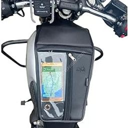 Imperiale 400 Tank Cover with Mobile Holder Black 100% Waterproof Multiple Utility Bike Tank Bag-picture-27