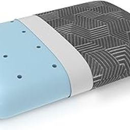 Orista™ Advance Gel Blended Memory Foam Sleep Enhancer Pillow | 2 Year Warranty | Cushions Neck & Shoulder Pain Relief | Orthopedic Pillow Back Side & Stomach Sleepers | 20 x 13 x 4 Inch | Set of 1-3