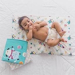 TIDY SLEEP Diaper Changing Mat/Sleeping mats/Water Proof Bed Protector with Foam for New Born Baby (Pirates, 65 cm x 45 cm)-picture-10