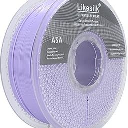 Likesilk 3D Printer Filament ASA Light Purple 1KG, Neatly & Strong 1.75mm Filament for 3D Printing, Accuracy +/- 0.02mm 1KG Spool(2.2lbs)-image-26