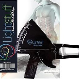 Lightstuff Precision Skinfold Caliper - Easy, Reliable Body Fat Monitoring - Quick Start Guide for Beginners, Detailed Booklet for Advanced Users-9