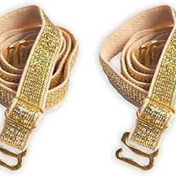 Polyester women's Shoulder bra Straps,Size-Free, Color-Golden-18