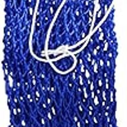 Enakshi (LABEL) Creations Slow Feed Hay Net Portable Hanging Mesh Bag for Full Day Feeding Stall Blue 50inch-image-42