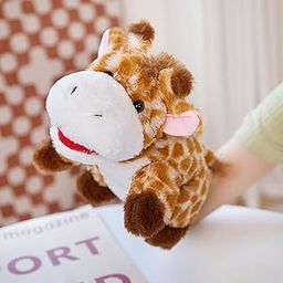 FunBlast Plush Animal Hand Puppets – Soft & Cuddly Animal Figure Puppets for Kids, Storytelling & Role Play, Fun Educational & Learning Toys for Toddlers & Children (Giraffe)-image-36