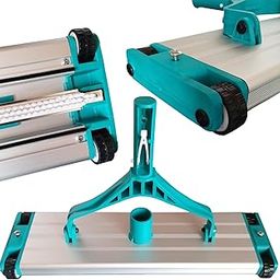 POOLTOOL Swimming Pool Vacuum Head 14 Inch, Heavy Duty Aluminium Weighted Vacuum Head for Swimming Pool, Floor Cleane, Suction Sweeper for Maintaince Cleaning Equipment Kit-image-69