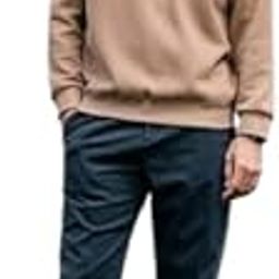 aristoweave-Pocket-Crew-Knit-Sweatshirt Brown| S, M, L, XL, 2XL-image-99
