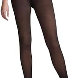 Cotson Women/Girl Warm Fake Translucent Fleece Lined Leggings | Dual Tone Skin Effect Winter Thermal Pantyhose Leggings | Opaque High Waisted Stretchy Tights Stockings-image-97