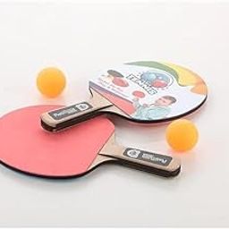 Table Tennis Trainer Set with Rebound Rackets and Balls, Indoor Outdoor Practice Game, Red-image-55