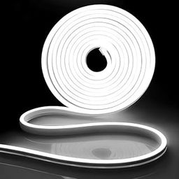 BUDWILL 5-Meter White Neon Light Strip with 600 LEDs and 12V Adapter – Ideal for Wall Decorations, Parties, Celebrations, Bars, and Custom Neon Displays (Pack of 1)-image-74