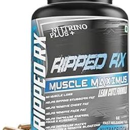 Nutrinoplus® Ripped RX Muscle Maximus | Fat Burner for Men & Women | L-Carnitine, CLA, Garcinia, Green Coffee | Lean Muscle & Fat Cutter Tablets | 60 Fast Release Tablets | Formulated in USA (4)-image-59