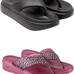 Extra Soft Classic Casual wear with Flexibility Technology Wedges Combo for Women's/Girl's(6109-1868)()-image-90