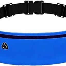 INKMILAN Active Fit Unisex Waist Fanny Pack Bag | for Hiking, Running, Outdoor Sports, Gym | Waterproof | Adjustable Strap & Earphone Holes | for Men & Women (Blue)-image-8