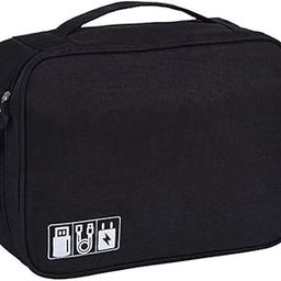Polyester Electronic Accessories Organizer (Black_DIGITAL BAG)-image-2
