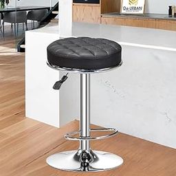 Da URBAN® KATLI Height Adjustable & Revolving Bar Stool/Kitchen Chair (Black) (1 Pc)-28