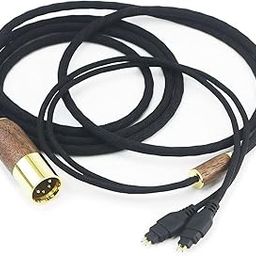 NewFantasia 10ft 4-pin XLR Balanced Cable 6N OCC Copper Silver Plated Cord Walnut Wood Shell Compatible with Sennheiser HD650, HD600, HD580, HD660S, HD58X, HD6XX Headphones-image-15
