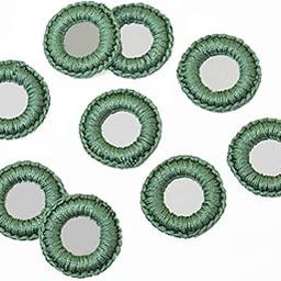 Embroiderymaterial Crochet Rings for Craft, Decoration and Embroidery (20MM, Sea Green, 100 Pieces)-picture-14