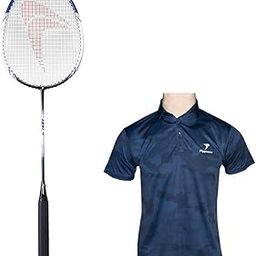 FLYPOWER Badminton Racket Agni 2 with T-Shirt Nias Blue Size XS-picture-14