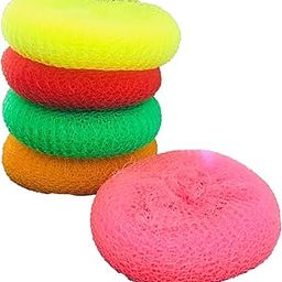 FR Multicolor Plastic Body scrubbing | Scrub for Cleaning Utensil |for Body scrubbing (Pack of 5)-image-70