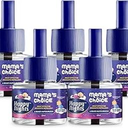 Shadow Securitronics Happy Nights Lemon Eucalyptus Mosquito Repellent Liquid Refill, mamas Choice Lemon Eucalyptus Repellent, 45ml Oil based Mosquito Repellent|Pack of 5-13