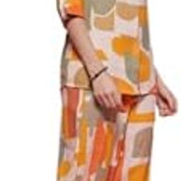 Beautiful Abstract Printed Co-ord Set (Top & Bottom Set) for Girls & Wmen | Women Printed Set | Women Printed Palazzo Set | Women Shirt Set | Women Cord Set|Jaipuri Cord Set-picture-9