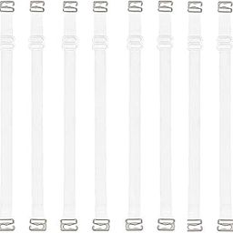 Clear Adjustable Bra Straps, 4 Pairs, Transparent Replacement Shoulder Straps-image-61