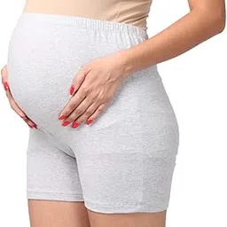 morph maternity Under Short | Pregnancy Panties for Women | Shorts Style | Prevents Inner Thigh Chafing Caused by Weight Gain | Provides Support | Soft, Comfy & Stretchy Cotton | Pack of 1-picture-22