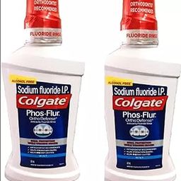 Colgate Phos.Flur Ortho Defense, Active Fluoride Rinse, Sodium Fluoride I.P (Pack Of 2) - Mint, Liquid (1000 Ml)-image-13