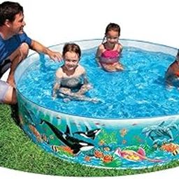 Intex Ocean Coral Reef Snapset Instant Kids Childrens Swimming Pool, 58461ep, Multicolor-18