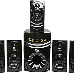 5113 Super King 5.1 90w Home Theater with Wireless | Bluetooth | Auxiliary | FM | USB Support & Remote | 5.25-INCH SUBWOOFER | Home Theater Suitable with PC | Laptop | TV-8