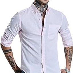 snitch Light Pink Slim Fit Shirt-picture-19