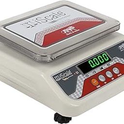 iScale i-04, 30kg x 1g, Electronic Weighing Scale with Front & Back Green double Display, 7x9" for Kirana shops, Departmental stores, factory and for all commercial uses.-4