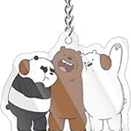 Careflection Cute We bare bears Keychain Keytag for Korean Kpop Fandom for Girls and Boys-image-46