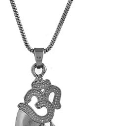 Eclipse Ganesha & Om Divine Black Mens Pendant|Black Pendant For Men|Gift For Men|Classic|Trendy|Anniversary Gift For Husband|Birthday Gift| Everyday Wear-image-79
