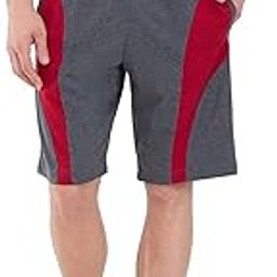 Fort Worth Men's Casual Shorts Comfortable Cotton Workout Shorts Elastic Waist Running Shorts with Zipper Pockets-image-14